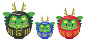 dragon-daruma-couple-child